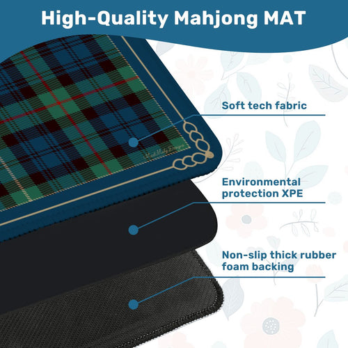 Blue Christmas Mat