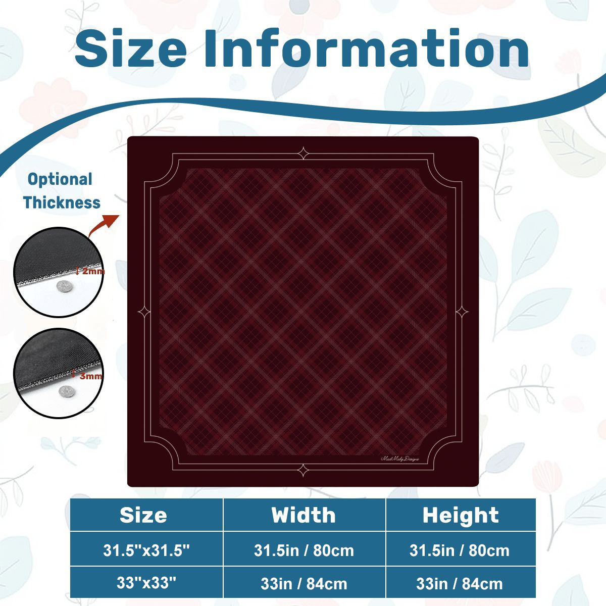 The PlaidMahj Mat