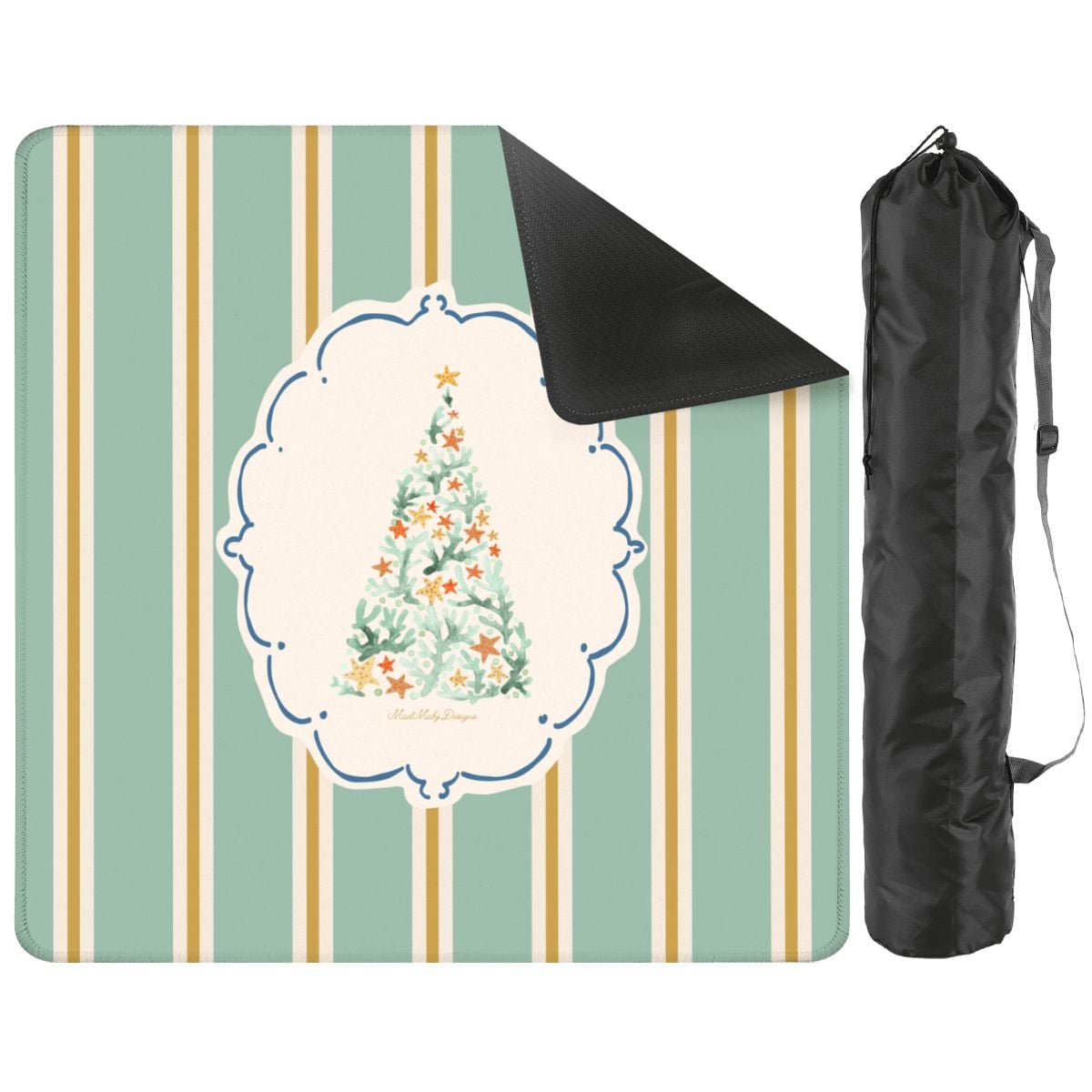The Coastal Christmas Mat