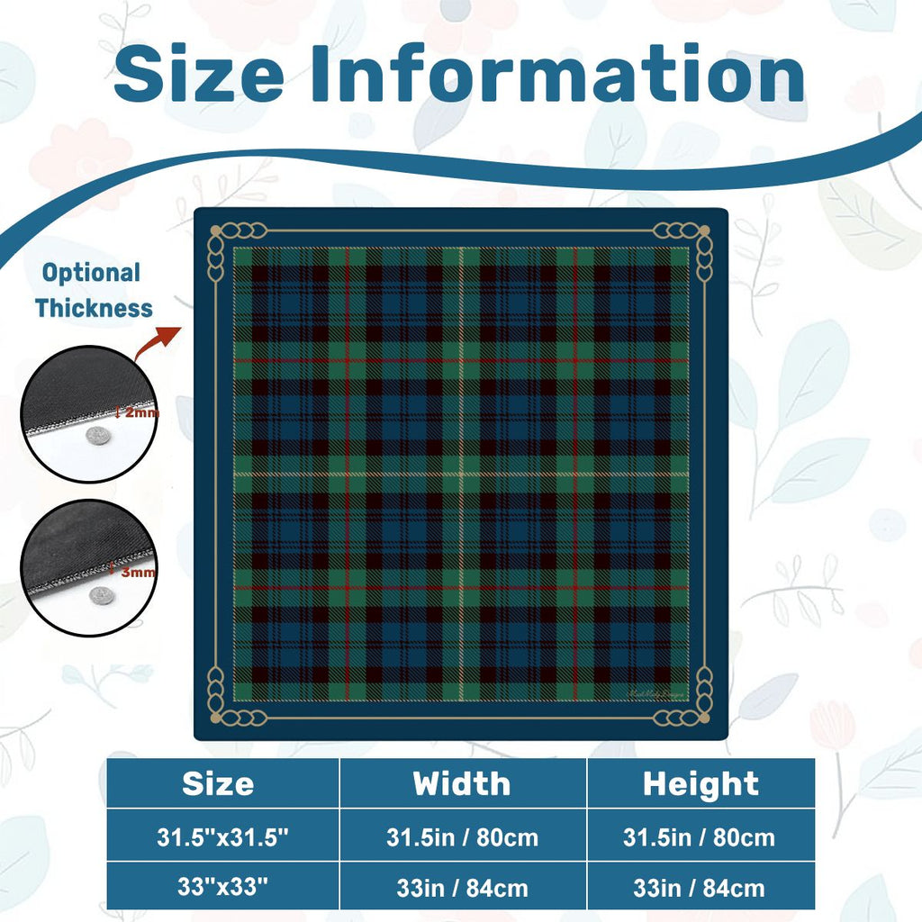 Blue Christmas Mat