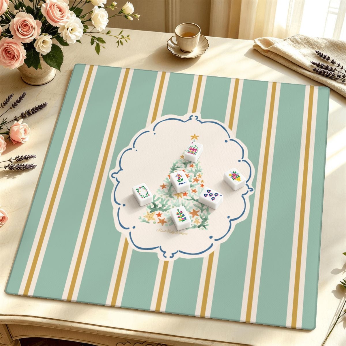 The Coastal Christmas Mat
